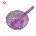 wholesale 100% silicone Diy Mask Tools Cosmetic face Mask mixing Bowl set with package